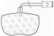 Комплект тормозных колодок QH Benelux BP829