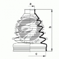 Комплект пыльника QH Benelux QJB807