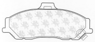 Комплект тормозных колодок QH Benelux BP1215