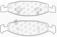 Комплект тормозных колодок QH Benelux BP1265