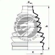 Комплект пыльника QH Benelux QJB2742