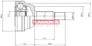 Шарнирный комплект KAMOKA 6614