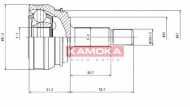 Шарнирный комплект KAMOKA 7096
