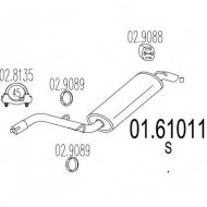 Амортизатор MTS 01.61011