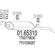 Амортизатор MTS 01.65310