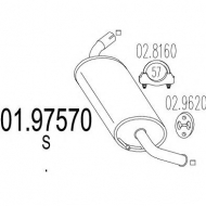 Амортизатор MTS 01.97570