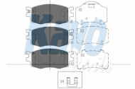 Комплект тормозных колодок KAVO PARTS KBP-3022