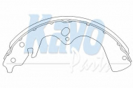 Комлект тормозных накладок KAVO PARTS KBS-4402