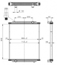 Теплообменник NRF 599563