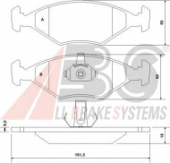 Комплект тормозных колодок A.B.S. 37170 OE