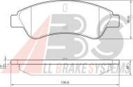 Комплект тормозных колодок A.B.S. 37578