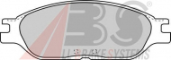 Комплект тормозных колодок A.B.S. 38803