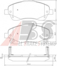 Комплект тормозных колодок A.B.S. P 83 046