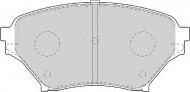 Комплект тормозных колодок NECTO FD7072A