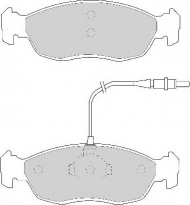 Комплект тормозных колодок NECTO FD6482A