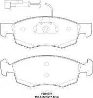Комплект тормозных колодок NECTO FD6907A