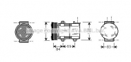 Компрессор AVA QUALITY COOLING FDK167