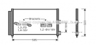 Конденсатор AVA QUALITY COOLING FT5289