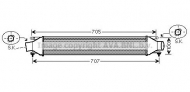 Теплообменник AVA QUALITY COOLING OL4422