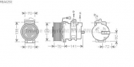 Компрессор AVA QUALITY COOLING MEAK250
