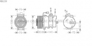 Компрессор AVA QUALITY COOLING MEK239