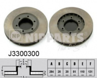 Тормозной диск NIPPARTS J3300300