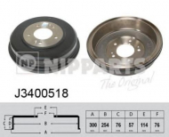 Тормозный барабан NIPPARTS J3400518