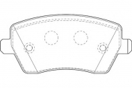 Комплект тормозных колодок DURON DBP351617