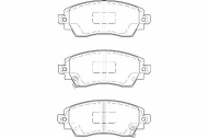 Комплект тормозных колодок DURON DBP371391