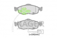 Комплект тормозных колодок KAGER 35-0142