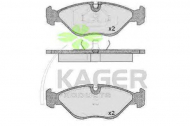 Комплект тормозных колодок KAGER 35-0195