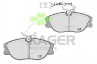 Комплект тормозных колодок KAGER 35-0240
