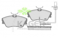 Комплект тормозных колодок KAGER 35-0504