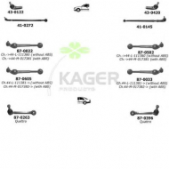 Подвеска колеса KAGER 80-0420
