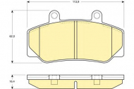Комплект тормозных колодок GIRLING 6109703