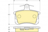 Комплект тормозных колодок GIRLING 6111631