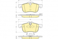 Комплект тормозных колодок GIRLING 6113742
