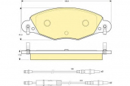 Комплект тормозных колодок GIRLING 6114494