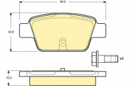 Комплект тормозных колодок GIRLING 6114854