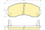 Комплект тормозных колодок GIRLING 6131459