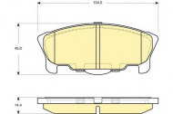 Комплект тормозных колодок GIRLING 6133209