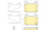 Комплект тормозных колодок GIRLING 6133509
