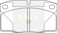 Комплект тормозных колодок BRECK 20939 00 702 00