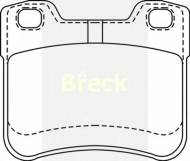 Комплект тормозных колодок BRECK 21857 00