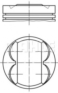 Поршень MAHLE ORIGINAL 009 32 00