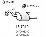 Амортизатор ASSO 16.7010