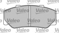 Комплект тормозных колодок VALEO 597102