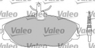 Комплект тормозных колодок VALEO 597209