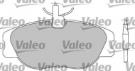 Комплект тормозных колодок VALEO 597188