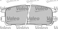 Комплект тормозных колодок VALEO 597206